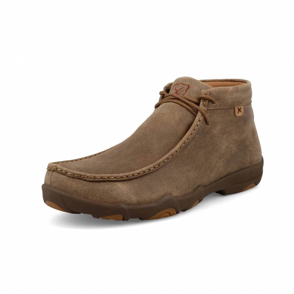 NEW TWISTED X men's chukka ultralite x driving moccasin in bomber